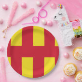 Flag of Northumberland Paper Plates ペーパープレート (パーティー)