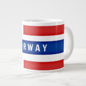 Flag of Norway ジャンボコーヒーマグカップ (正面右)