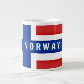 Flag of Norway ジャンボコーヒーマグカップ (正面)