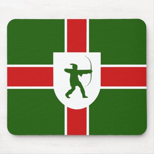 Flag of Nottinghamshire Mouse Pad マウスパッド (正面)