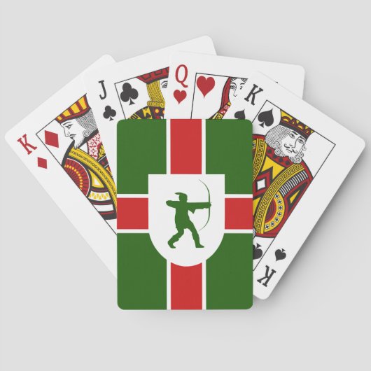 Flag of Nottinghamshire Playing Cards トランプ (裏面)