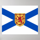 Flag of Nova Scotia (Canadian Province) ポスター (正面)