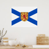 Flag of Nova Scotia (Canadian Province) ポスター (キッチン)