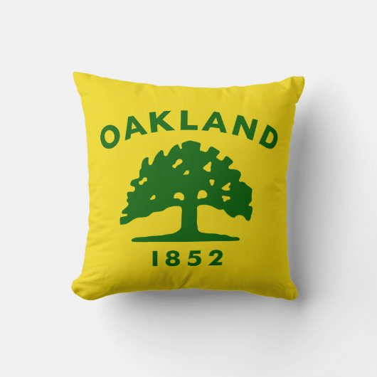 Flag of Oakland, California クッション (正面)