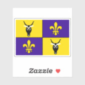 Flag of of Antananarivo, Republic of Madagascar シール (シート)