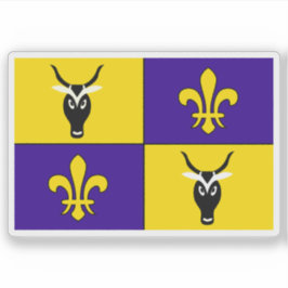 Flag of of Antananarivo, Republic of Madagascar シール