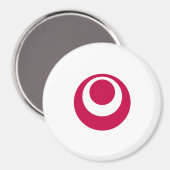 Flag of Okinawa Prefecture, Japan マグネット (正面/裏面)