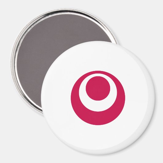 Flag of Okinawa Prefecture, Japan マグネット (正面/裏面)