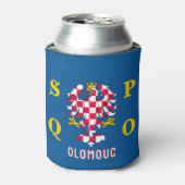 Flag of Olomouc 缶クーラー (缶正面)