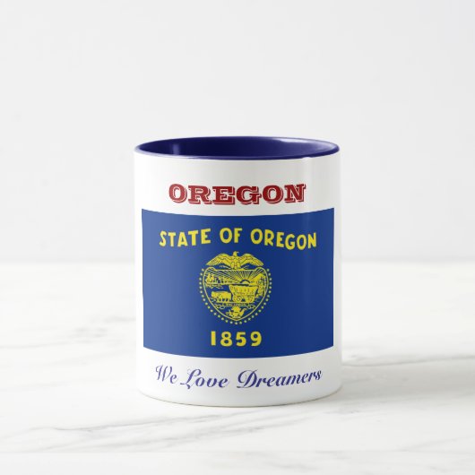 Flag of Oregon マグカップ (中央)