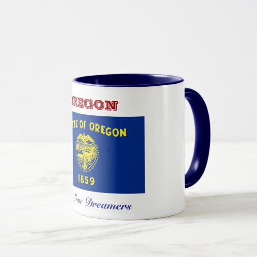 Flag of Oregon マグカップ (正面右)