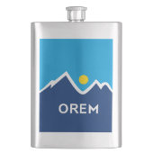 Flag of Orem, Utah フラスク (正面)