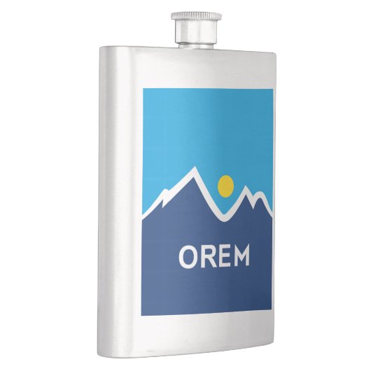 Flag of Orem, Utah フラスク (右)