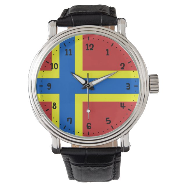 Flag of Orkney Watch 腕時計 (正面)