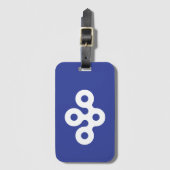 Flag of Osaka Prefecture, Japan ラゲッジタグ (正面縦)