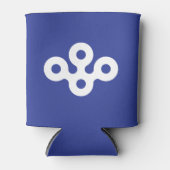 Flag of Osaka Prefecture, Japan 缶クーラー (正面)