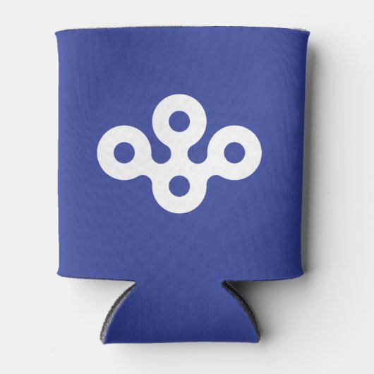 Flag of Osaka Prefecture, Japan 缶クーラー (正面)