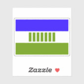 Flag of Ovamboland, the Republic of South Africa シール (シート)