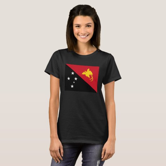 Flag of Papua New Guinea Tシャツ (正面フル)