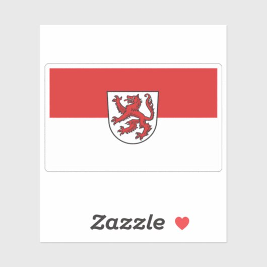 Flag of Passau, Germany シール (シート)