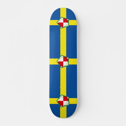 Flag of Pembrokeshire Skateboard スケートボード (正面)