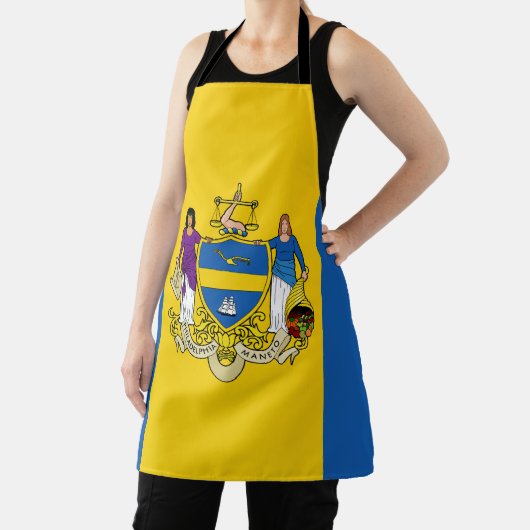 Flag of Philadelphia, Pennsylvania エプロン (インサイチュ)
