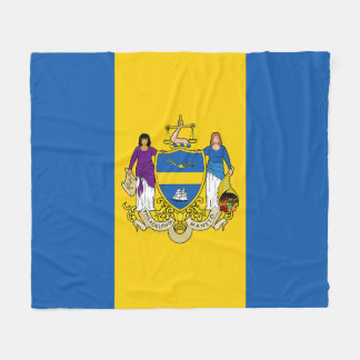 Flag of Philadelphia, Pennsylvania フリースブランケット