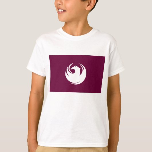 Flag of Phoenix city Arizona Tシャツ (正面)