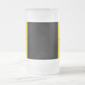 Flag of Pittsburgh, Pennsylvania Frosted Glass Bee フロストグラスビールジョッキ (中央)