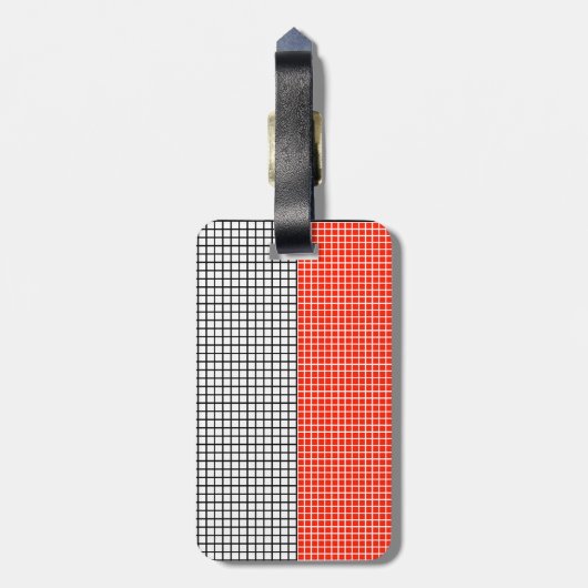 Flag of Poland Luggage Tag ラゲッジタグ (裏面縦)