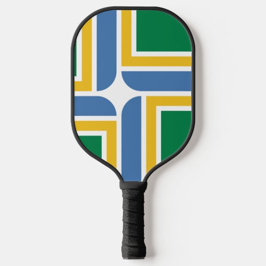 Flag of Portland, Oregon Pickleball Paddle ピックルボールラケット (正面)
