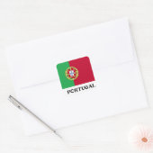 Flag of Portugal スクエアシール (封筒)