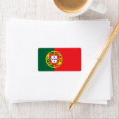 Flag of Portugal ラベル (インサイチュ)
