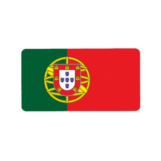 Flag of Portugal ラベル (正面)