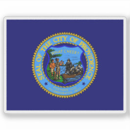 Flag of Providence, Rhode Island, USA シール
