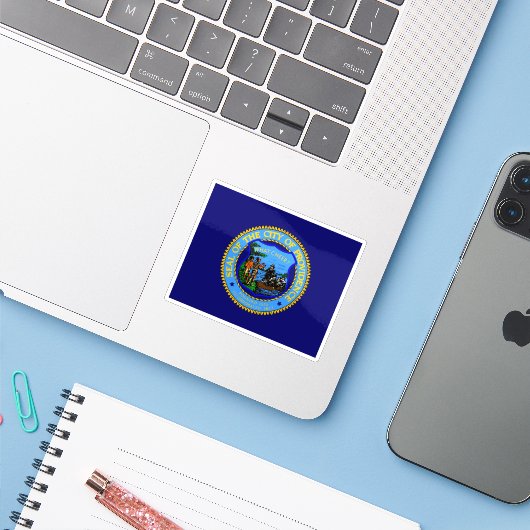 Flag of Providence, Rhode Island, USA シール (ノートパソコンとiPhone)