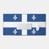 Flag of Québec, Canada デスクマット (キーボード&マウス)