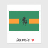 Flag of QwaQwa, the Republic of South Africa シール (シート)