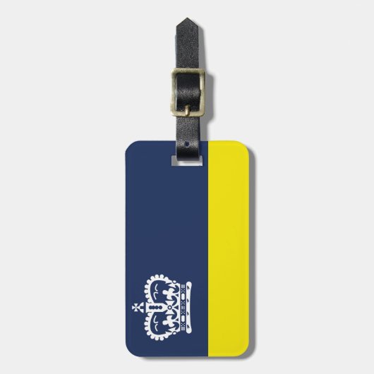 Flag of Regina, Saskatchewan ラゲッジタグ (正面縦)