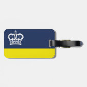 Flag of Regina, Saskatchewan ラゲッジタグ (裏面横)