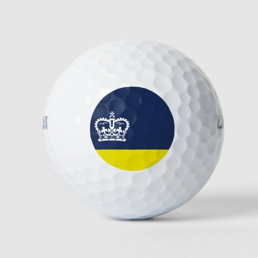 Flag of Regina, Saskatchewan Golf Balls ゴルフボール (正面)