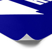 Flag of Reno, Nevada Poster ポスター (角)