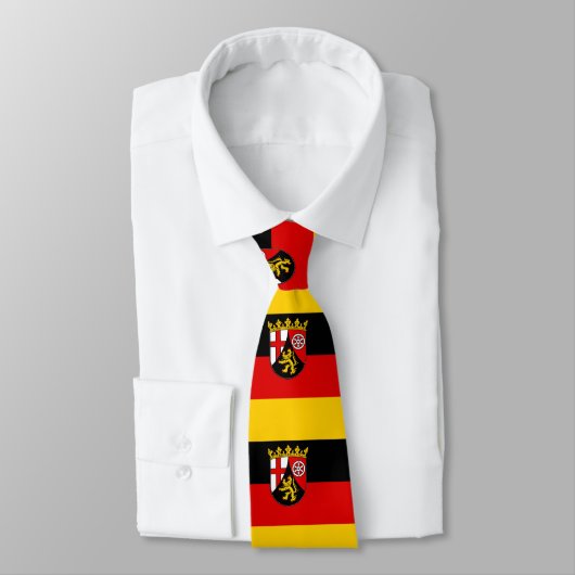 Flag of Rhineland-Palatinate Tie ネクタイ (タイ)