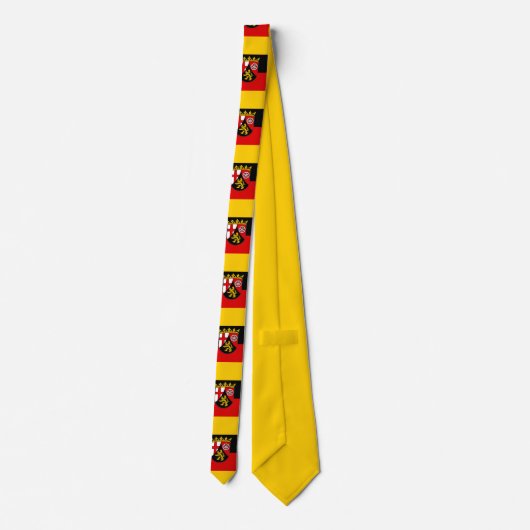 Flag of Rhineland-Palatinate Tie ネクタイ (裏面)