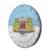 Flag of Riga, Latvia Dartboard ダーツボード (正面右)
