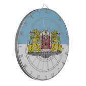 Flag of Riga, Latvia Dartboard ダーツボード (正面左)
