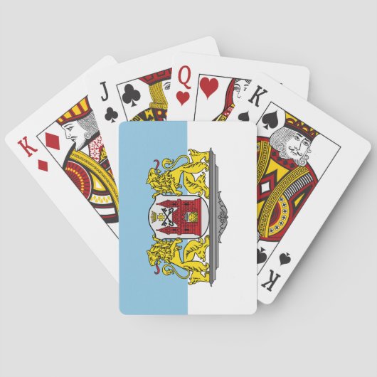 Flag of Riga, Latvia Playing Cards トランプ (裏面)