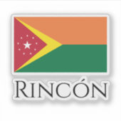 Flag of Rincón, Puerto Rico シール (正面)