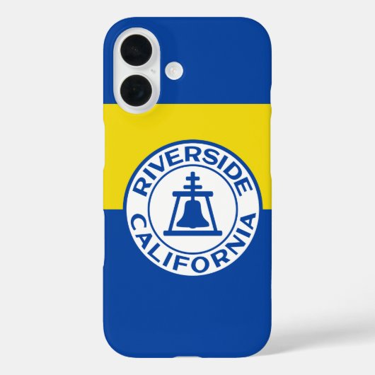 Flag of Riverside, California Case-Mate iPhoneケース (裏面)