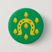 Flag of Rutland Pinback Button 缶バッジ (正面)